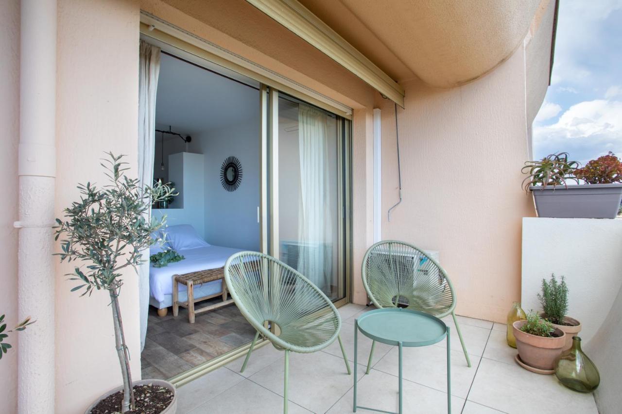 Vue Mer, Terrasse Et Parking Prive Antibes Exteriér fotografie