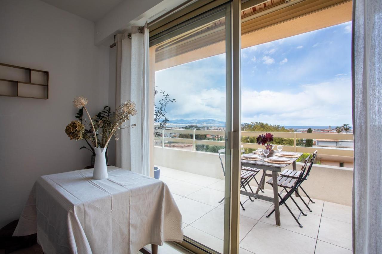 Vue Mer, Terrasse Et Parking Prive Antibes Exteriér fotografie
