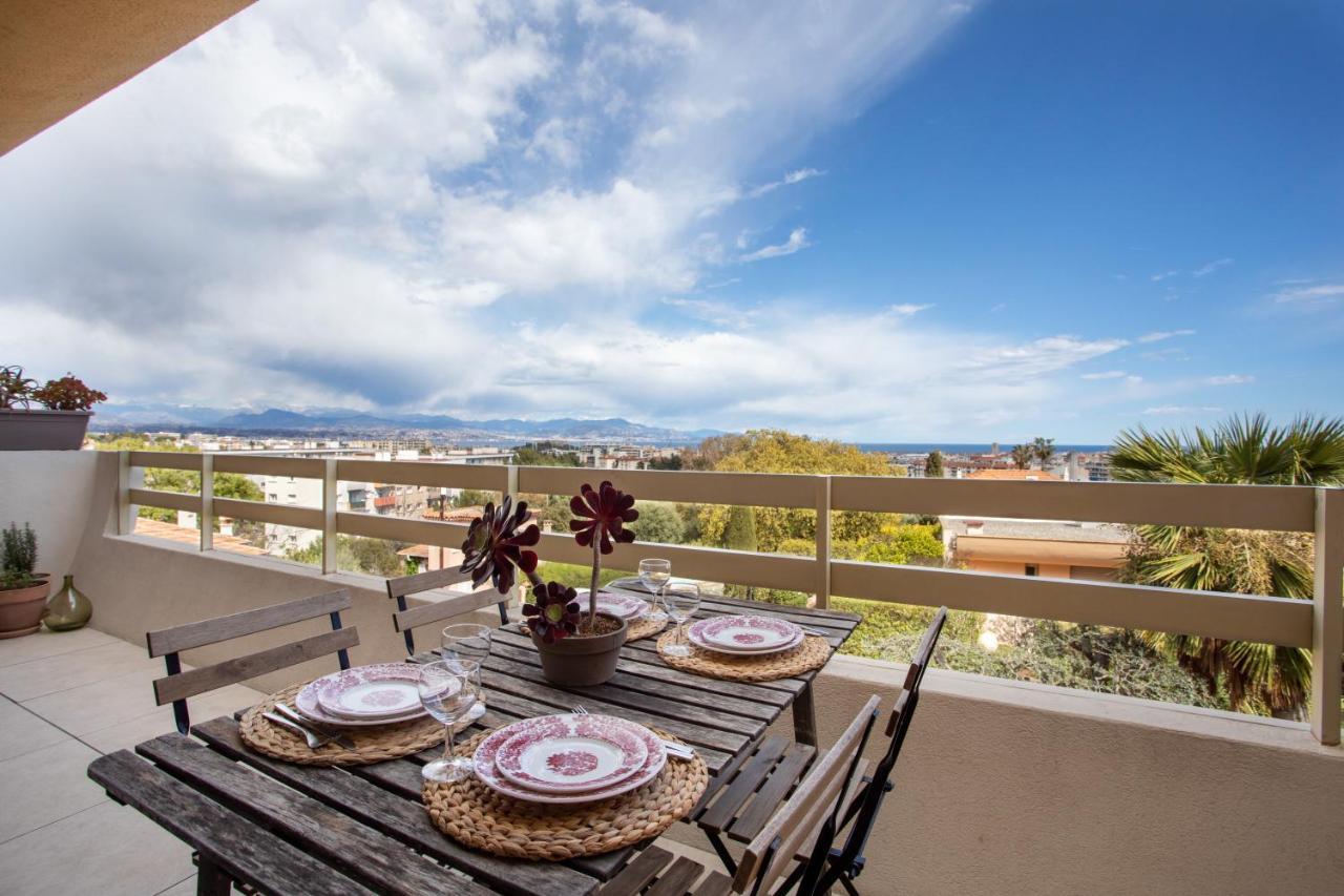 Vue Mer, Terrasse Et Parking Prive Antibes Exteriér fotografie